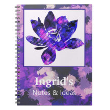 Spirituelle Lila Lotus Blume Botanisch
