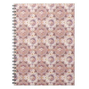 Spirituelle Lotusblume - Florales Mandala-Muster Notizblock