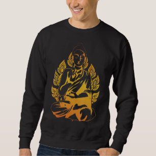 Spirituelle Mediation Zen Buddhismus Mantra Buddhi Sweatshirt