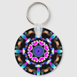 *~* Spirituelle Meditative Neon Mandala Schlüsselanhänger