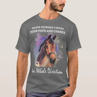 Spirituelle Pferdemotivation Reitsportler T-Shirt