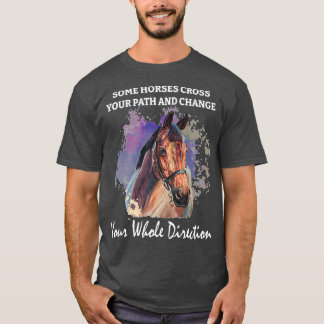 Spirituelle Pferdemotivation Reitsportler T-Shirt
