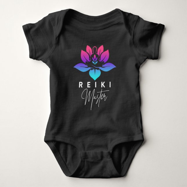 Spirituelle Reiki Master Energy Theraptation Baby Strampler (Vorderseite)