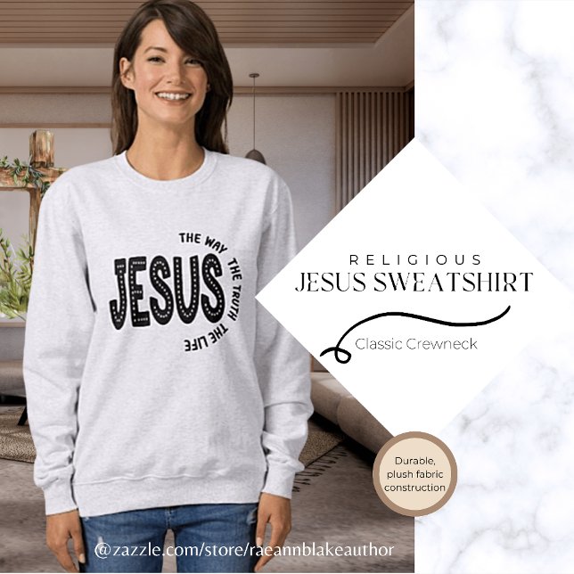 Spirituelle Religiöse Jesus Sweatshirt (Von Creator hochgeladen)