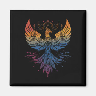 Spirituelle Symbole und heilige Geometrie, ein Far Magnet