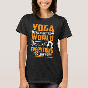 Spirituelle Yoga Kleidung Cool Teach Design T-Shirt