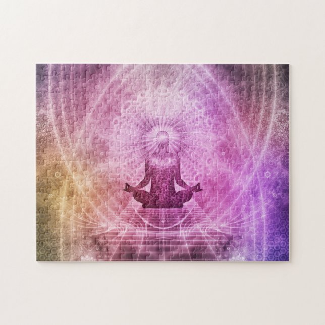 Spirituelle Yoga Meditation Zen Farblich (Horizontal)