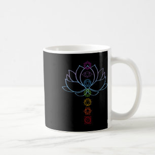 Spirituelle Zen-Lotusblume Chakren Ausgerichtetes Kaffeetasse