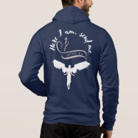Spirituelle zip up Hoodie-Isaiah 6:8
