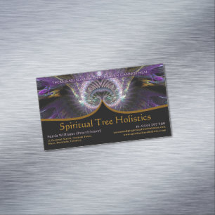 Spiritueller Baum Magnetische Visitenkarte