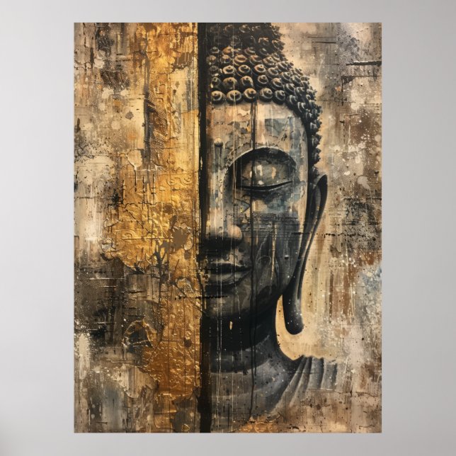 Spiritueller Buddha Canvas Print for Tranquil Zuha Poster (Vorne)