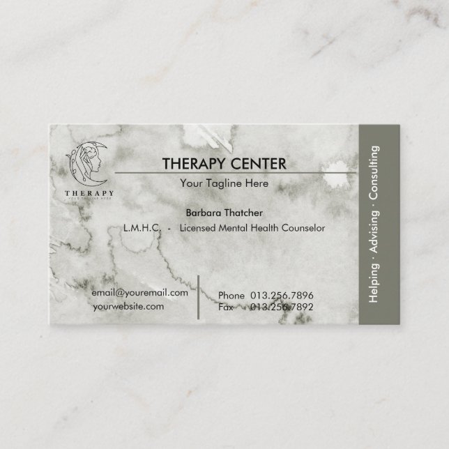 Spiritueller Coach | Heiler | Therapeut Visitenkarte (Vorderseite)