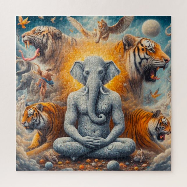 spiritueller Elefant (Vertikal)