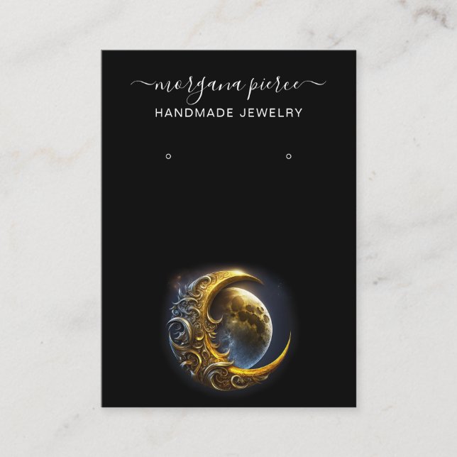 Spiritueller HimmelsEarring Display Holder Visitenkarte (Vorderseite)