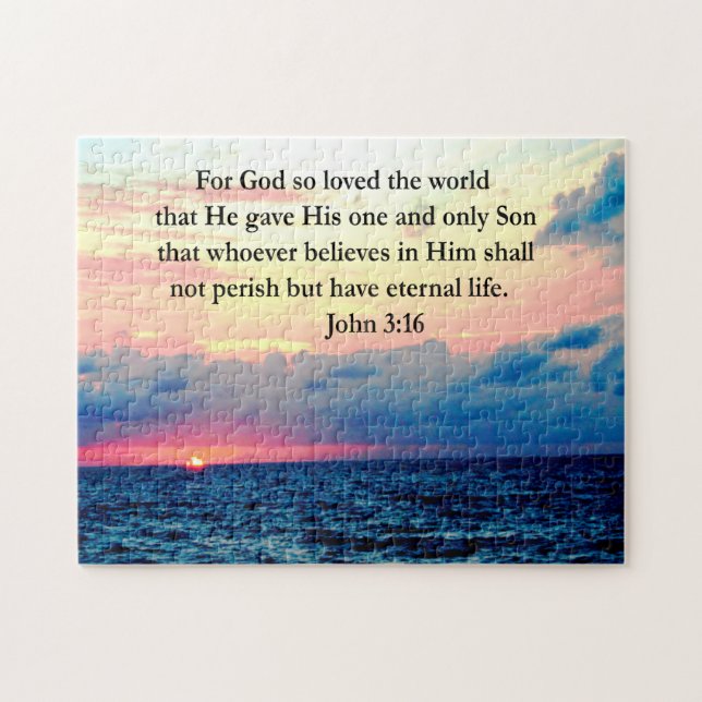 SPIRITUELLER JOHN 3:16 FOTO (Horizontal)