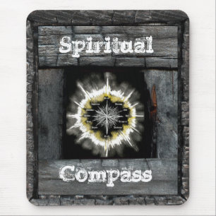 Spiritueller Kompass Mousepad