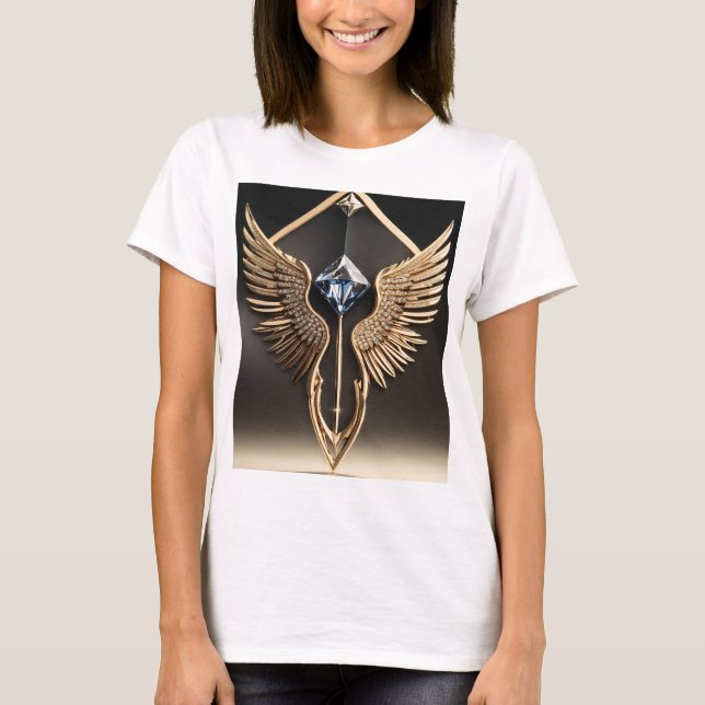 "Spiritueller Stil: Christlicher grafischer T - Sh T-Shirt (Vorderseite)