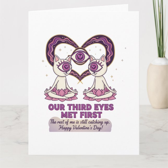 spiritueller Valentinstag  Karte (Vorderseite)