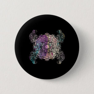 Spiritueller Yoga-Fluss Heilige Geometrie Prana Ar Button