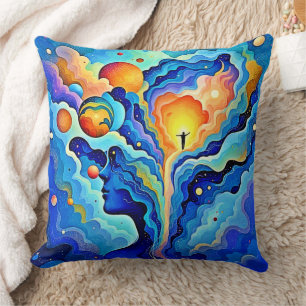 Spirituelles Bewusstsein Kunst Kissen
