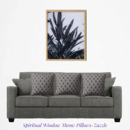 Spirituelles Fenster Kissen