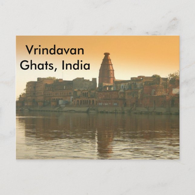 Spirituelles Indien Postkarte (Vorderseite)