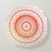 Spirituelles Mandala Orange Gelb