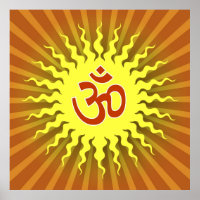 Spirituelles Om Symbol