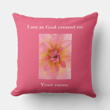 Spirituelles personalisiertes Polster