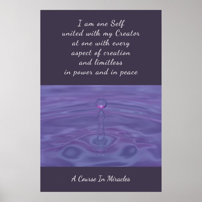Spirituelles Poster Einheit 61 cm x 91,4 cm (Vorne)