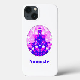 Spirituelles Rosa Sitzen Yoga Pose Namaste Case-Mate iPhone Hülle