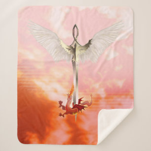 Spirituelles Schwert & Dragon Sherpadecke