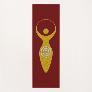 Spirituelles Symbol - Göttin der Erde Gaya 1 Flam Yogamatte