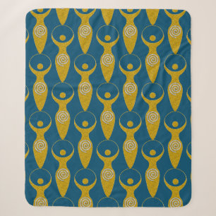 Spirituelles Symbol - Göttin der Erde Gaya 1 Flame Sherpadecke