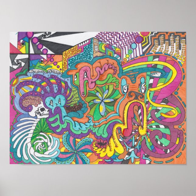 Spirituosen aus farblosem Amok Poster (Vorne)