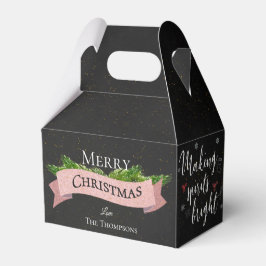 Spirituosen Bright Black Elegante Weihnachten Geschenkschachtel