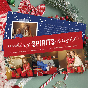Spirituosen Bright Typografie Weihnachten 3 Foto