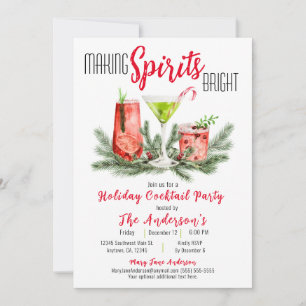 Spirituosen Brötchen Cocktail Party Einladung