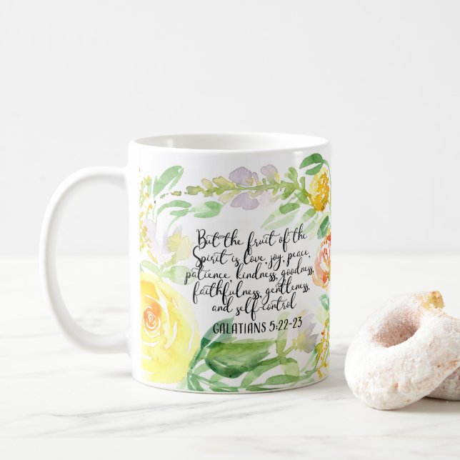 Spirituosen | Christlich Art Coffee Tasse (Mit Donut)