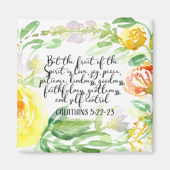 Spirituosen | Christlich Art Magnet (Vorne)