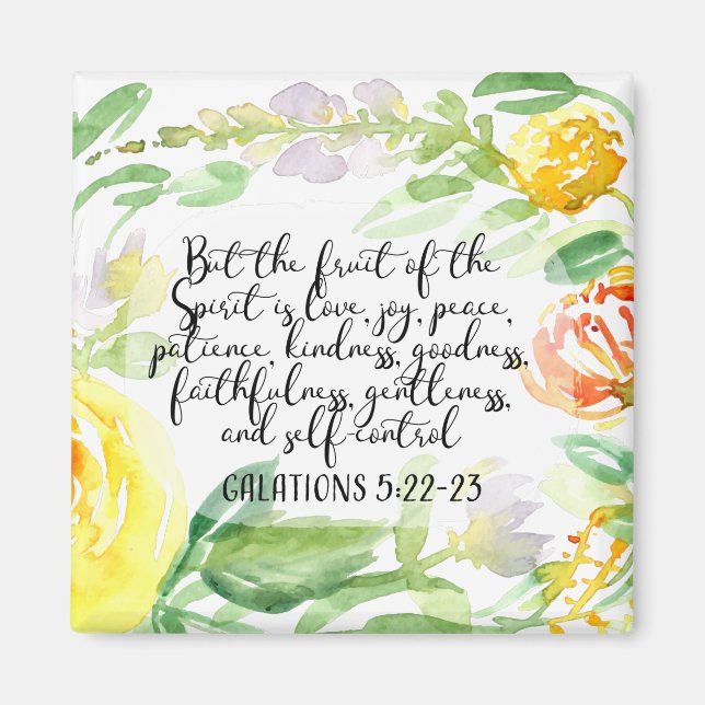 Spirituosen | Christliche Kunst Magnet (Vorne)
