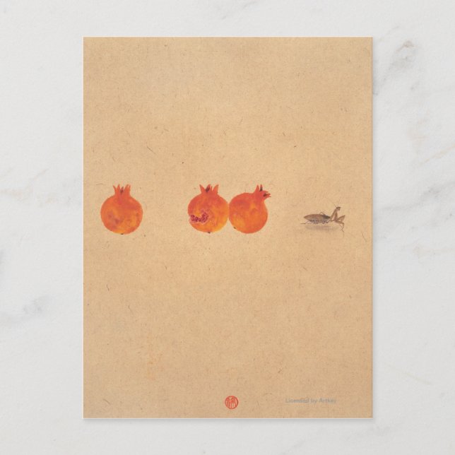 Spirituosen der Himmel- und Erdreihe Nr.5 Postkarte (Vorderseite)