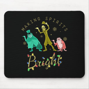 Spirituosen helle Weihnachten Retro Groovy Chris Mousepad