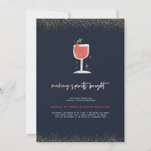 Spirituosen heller machen   Weihnachtscocktail Einladung