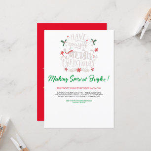 Spirituosen heller machen   Weihnachtscocktail Par Einladung