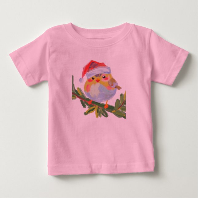 Spirituosen heller Vogel machen Baby T-shirt (Vorderseite)
