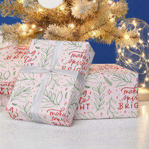 Spirituosen helles Weihnachtswrapping Papier mache Geschenkpapier