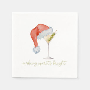 Spirituosen machen Heller Cocktail Napkin Serviette