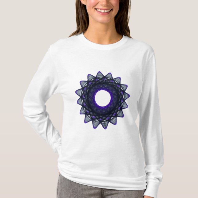 Spirograph-Stolz-Muster: As T-Shirt (Vorderseite)