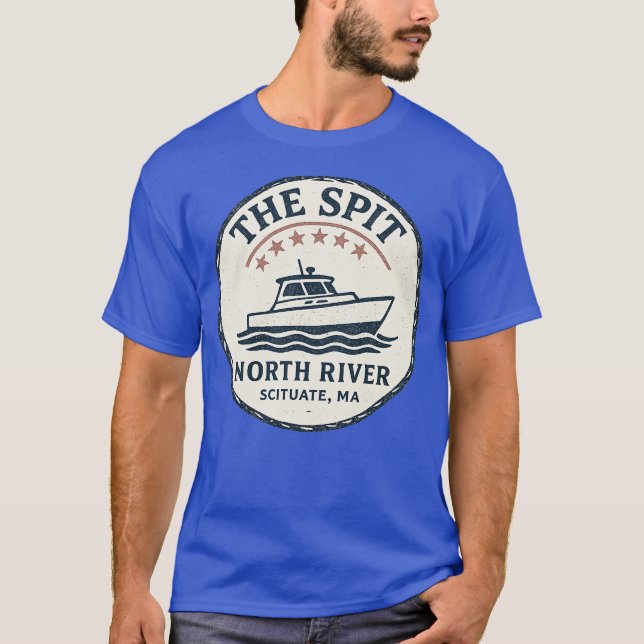 Spit North River Scituate, MA T-Shirt (Vorderseite)